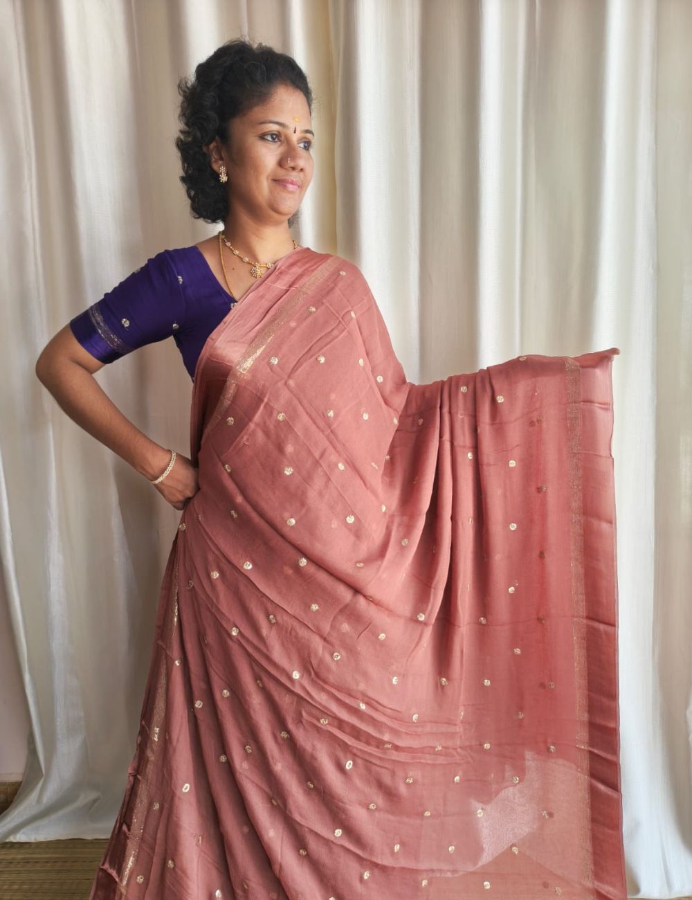 Viscose Georgette Saree