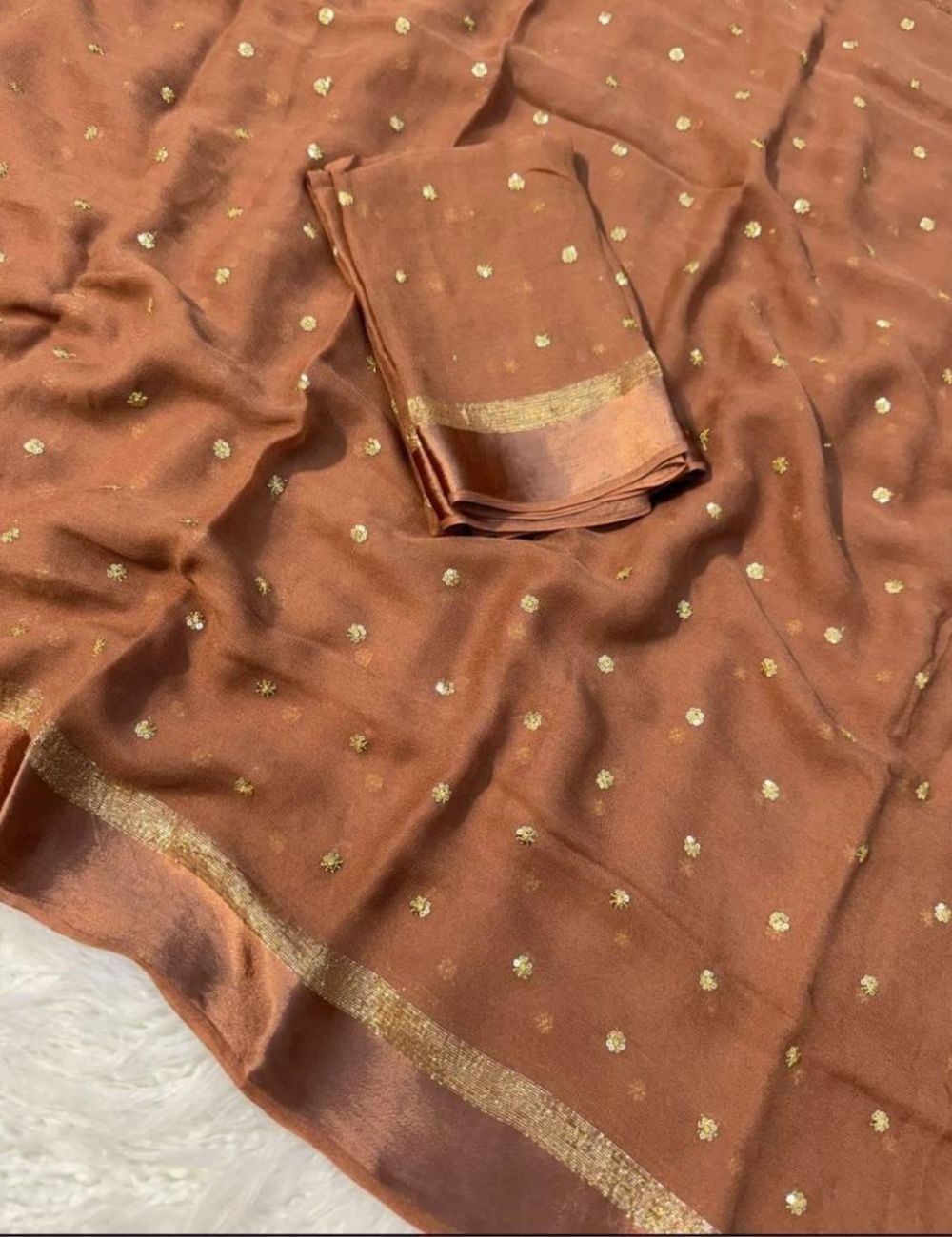 Viscose Georgette Saree