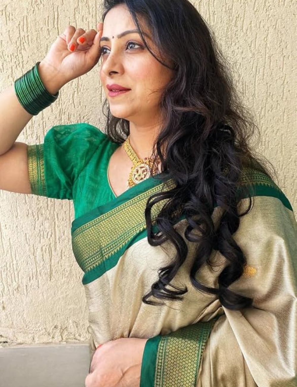 Paithani sico Gadwal cotton silk saree with unstitched blouse