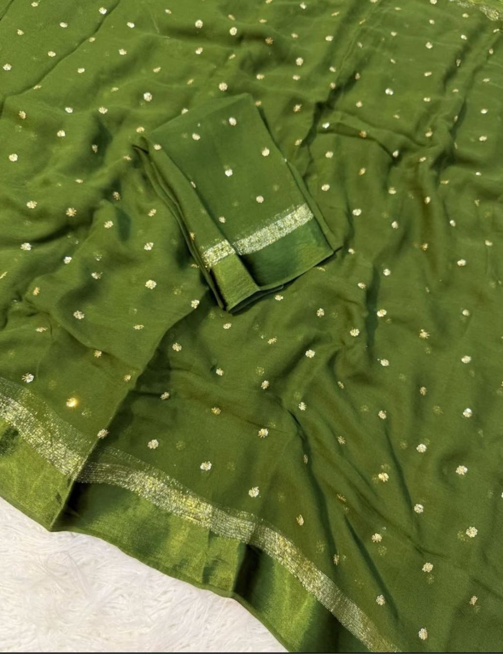 Viscose Georgette Saree