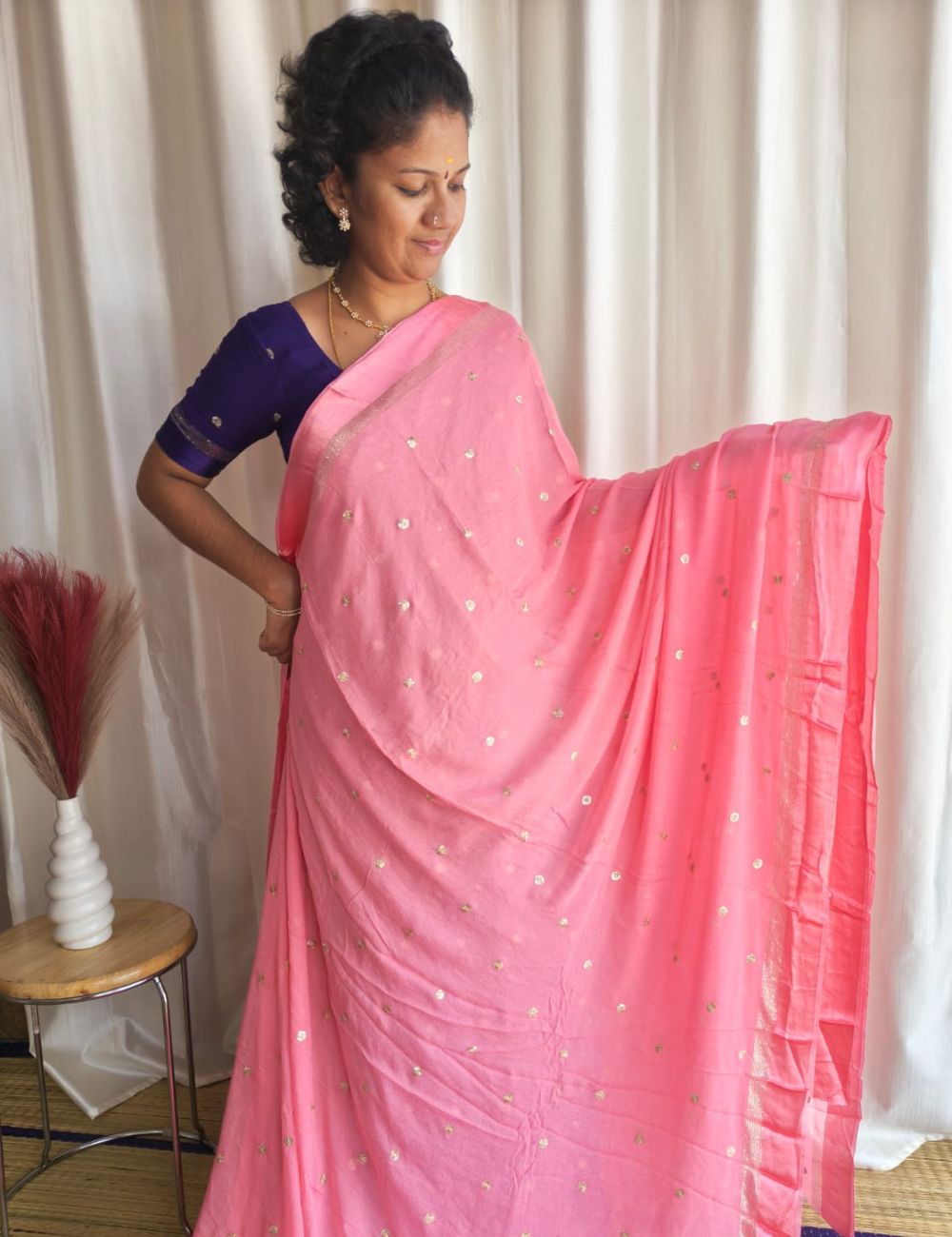 Viscose Georgette Saree