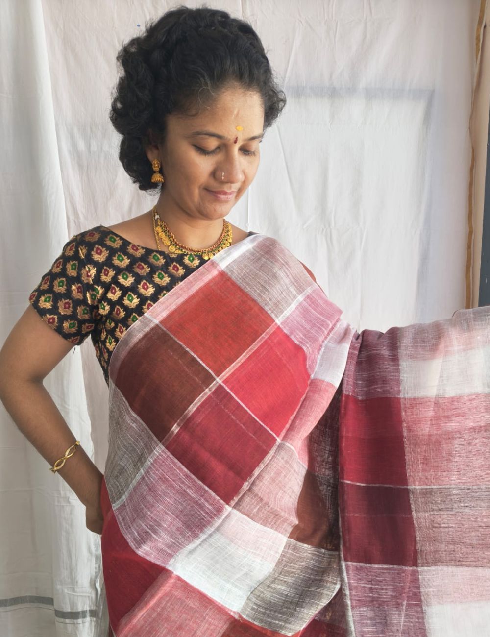 kadhi linen sarees