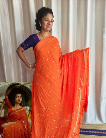 Viscose Georgette Saree