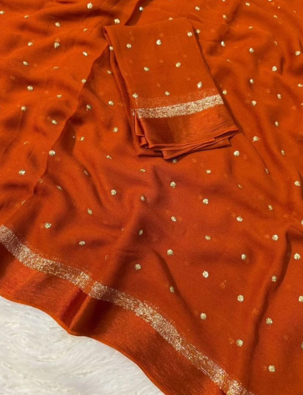 Viscose Georgette Saree