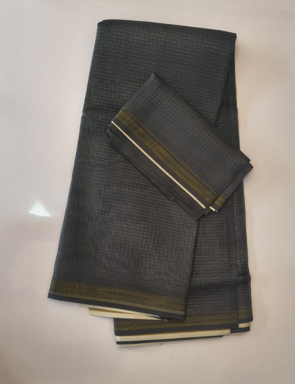Kota silk saree (Black)