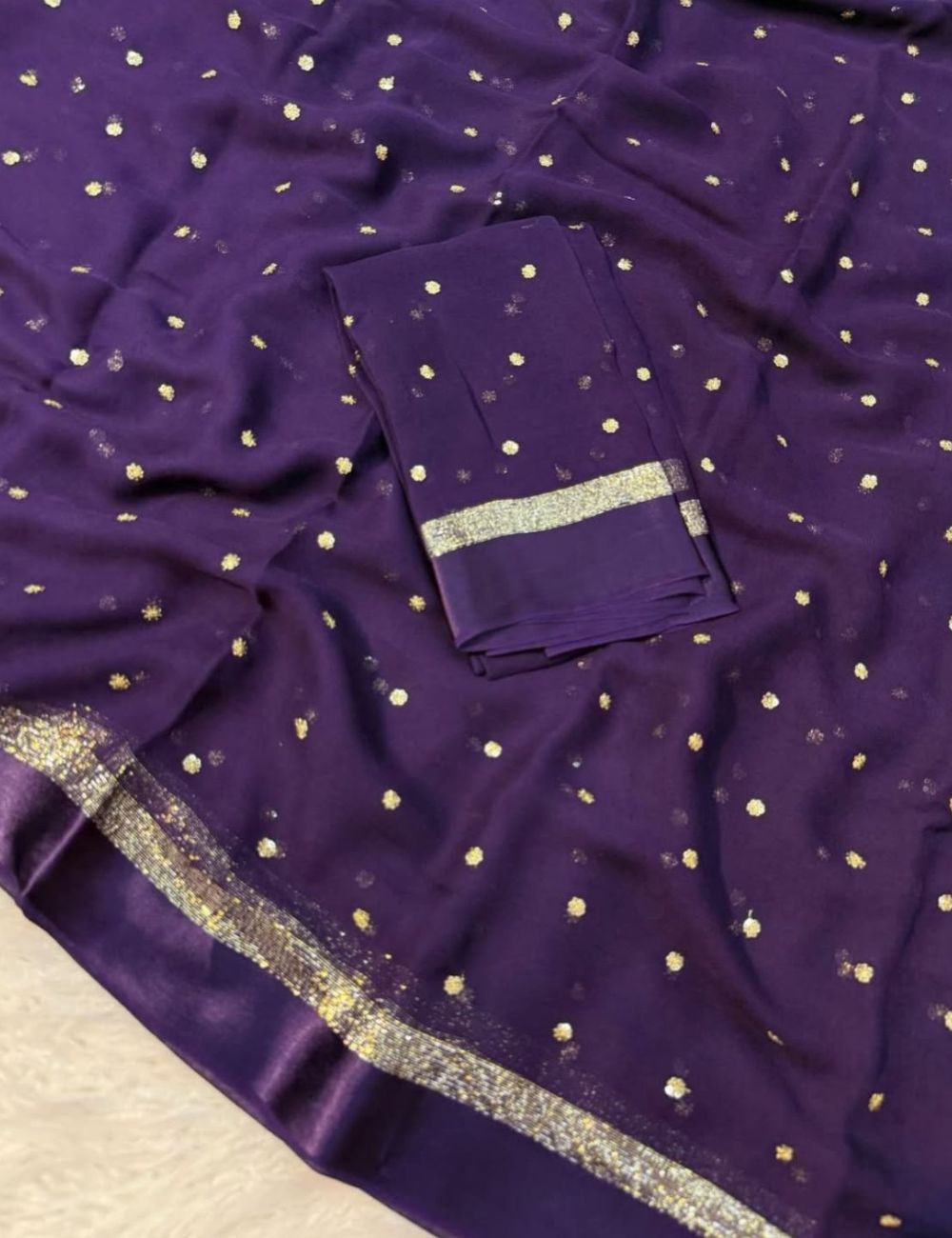 Viscose Georgette Saree