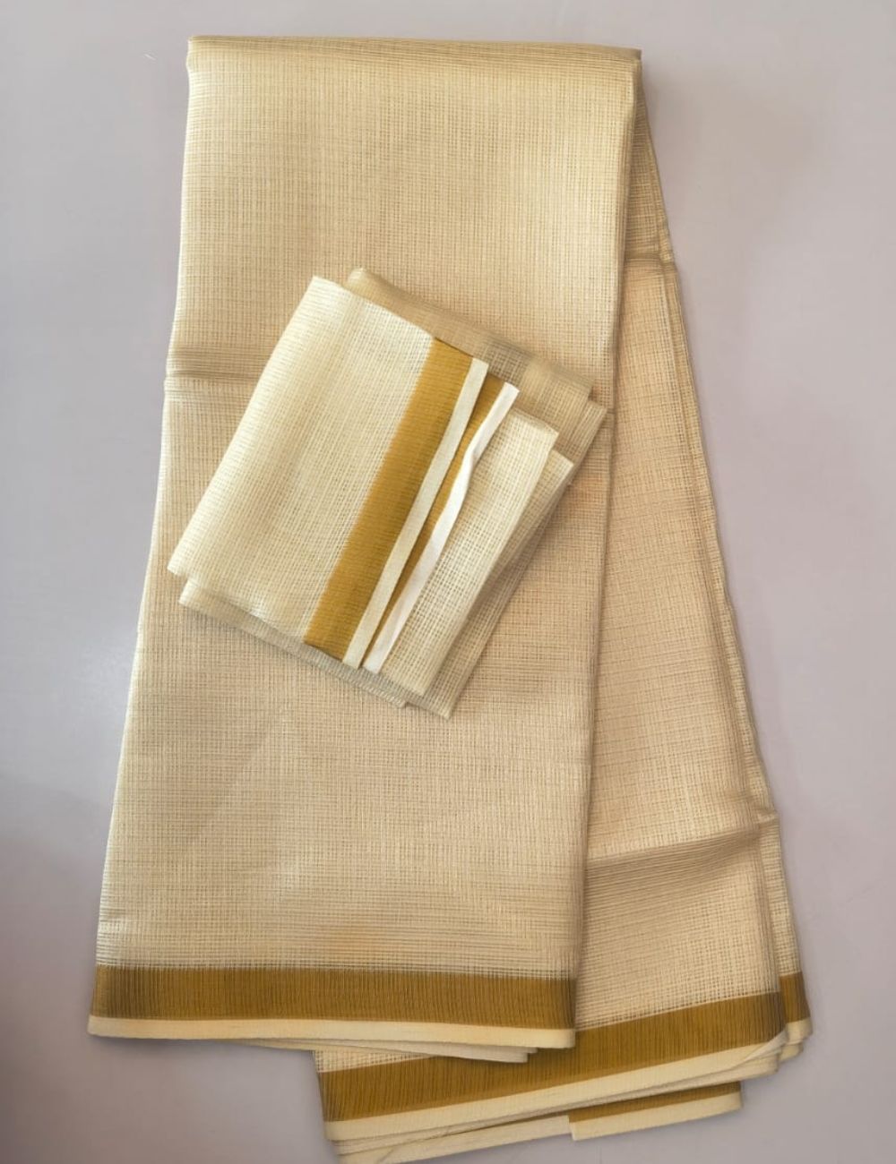 Kota silk saree (Cream White)